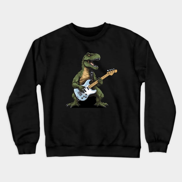 T-REX ROCK Crewneck Sweatshirt by Pixy Official